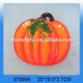 Lovely wholesale ceramic Halloween pumpkin dinner plate